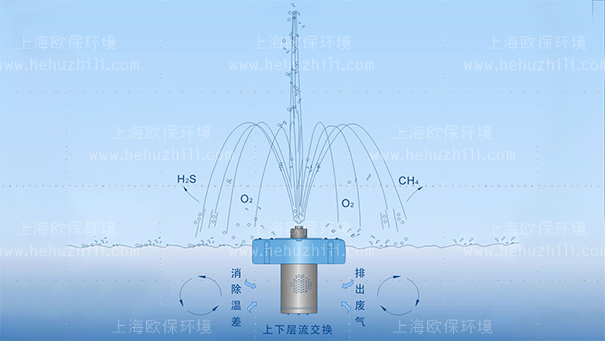 FANS噴泉曝氣機凈水原理圖