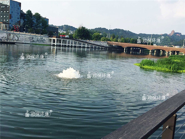 涌泉曝氣機(jī)在公園景觀河中應(yīng)用