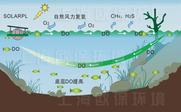 SOLARPL推流式太陽能曝氣機使用后