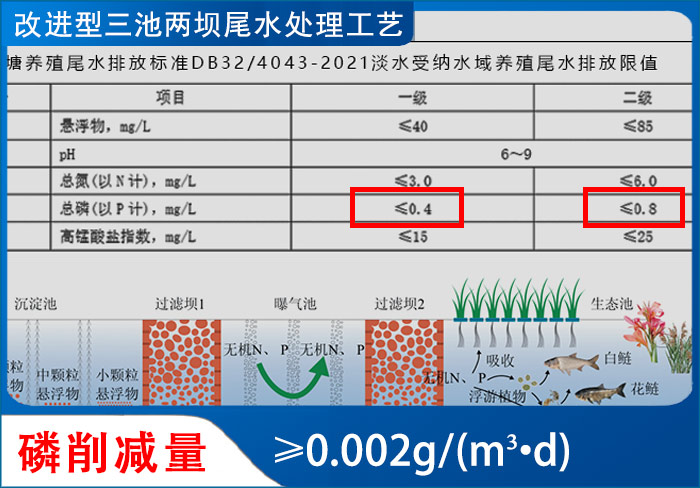 ZIPBIO再生濾壩的磷削減量