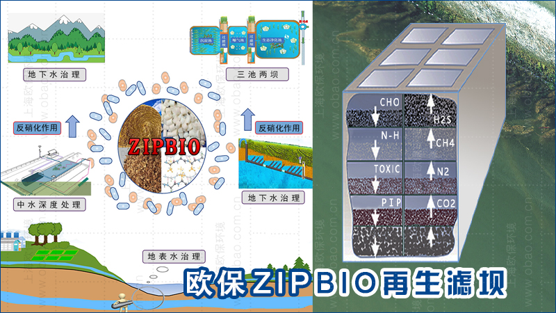 在漁業養殖尾水處理領域三池兩壩工藝中，歐保ZIPBIO再生濾壩，形成特有的九道壩技術