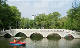 佳木斯杏林湖公園人工湖治理